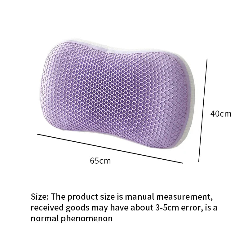 Super Soft Cat Belly Pillow Cervical Support Sleep Aid Cushion Purple