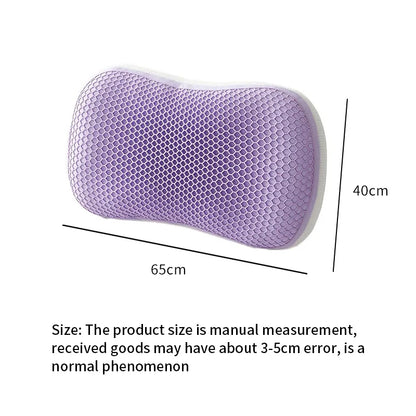 Super Soft Cat Belly Pillow Cervical Support Sleep Aid Cushion Purple