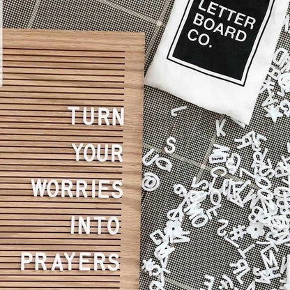Natural Wood Letter Board