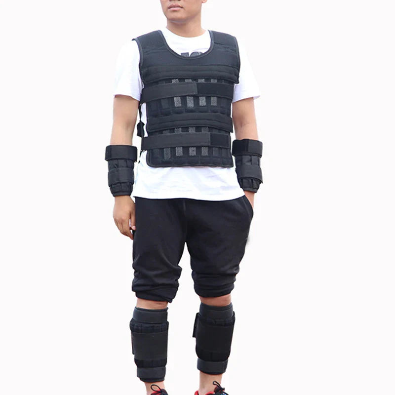 Adjustable Weighted Vest (Plates Not Included) Black