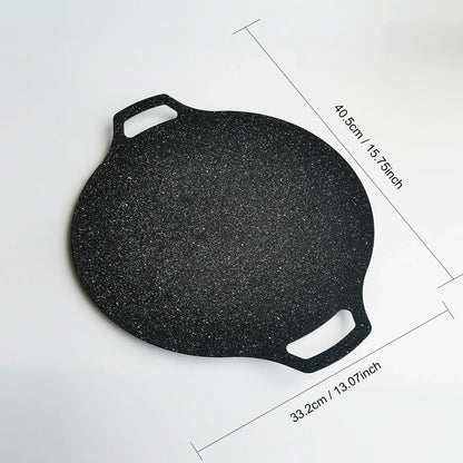 barbecue plate non-stick outdoor frying plate