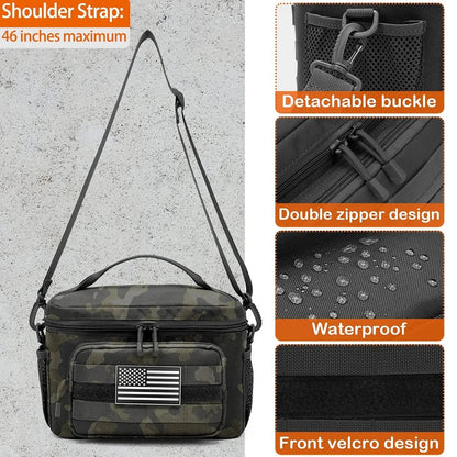 Outdoor Crossbody Travel Bag Duffel Black