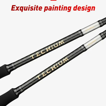 2.5m Squid Egi Spinning Rod Lightweight Carbon Rod Black