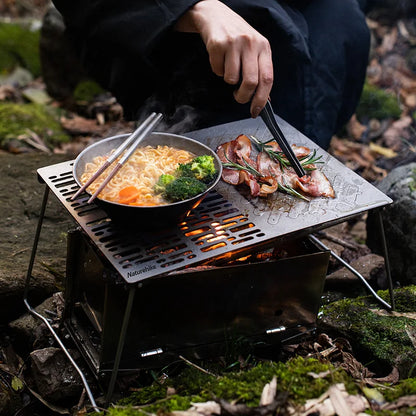 Portable Outdoor Titanium Baking Tray