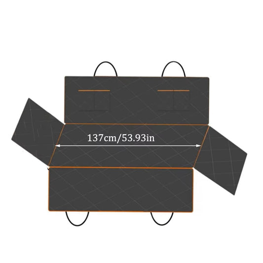 Waterproof Dog Car Seat Cover Scratch-Resistant Protector Black