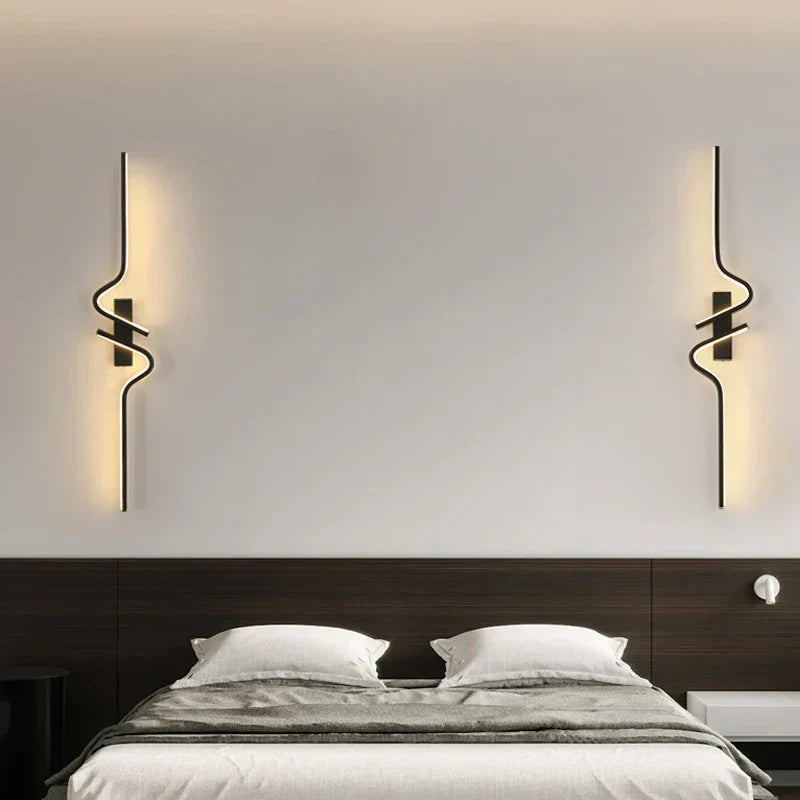 Modern LED Wall Lamp: Sleek Nordic Design for Stylish Indoor Lighting