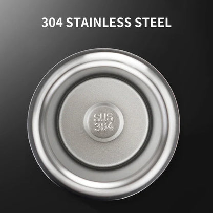 Smart Thermos Bottle–Temperature Display Leakproof Design 500ml Black