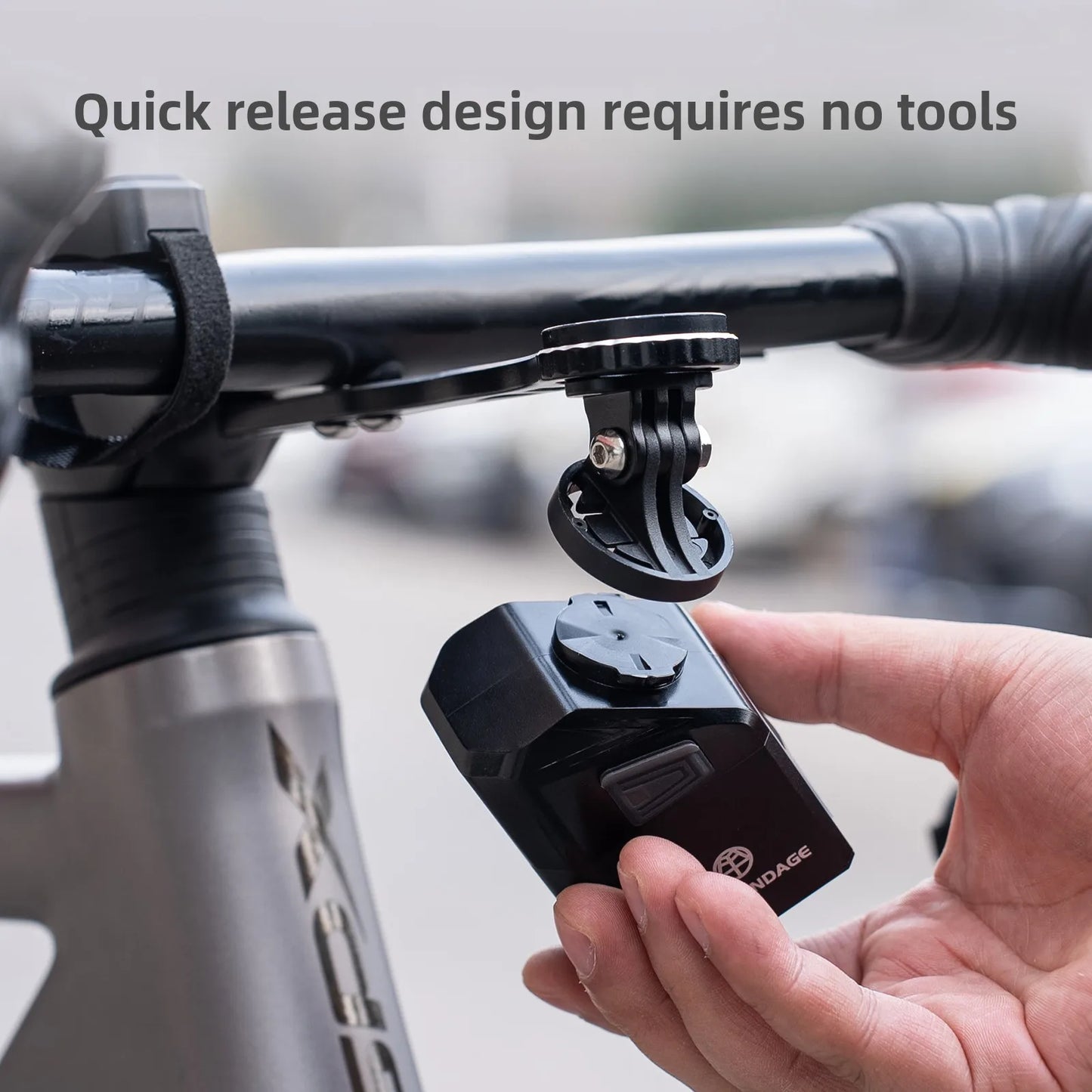 1000 Lumen USB Rechargeable Front Bike Light 5000mAh Set 2 Black