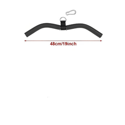 Lat Pulldown Bar Wide Narrow Grip Handle Black