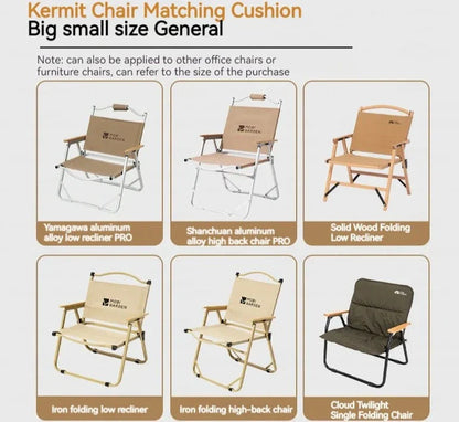 Camping Folding Chair Cushion Detachable Seat Pad