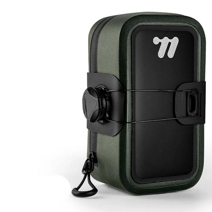 0.5L Seamless Waterproof Mini Bicycle Saddle Bag 600D TPU Green