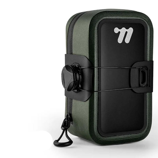 0.5L Seamless Waterproof Mini Bicycle Saddle Bag 600D TPU Green