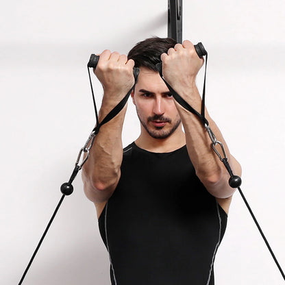 Tricep Rope Pulldown Attachment Black