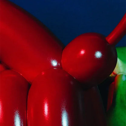 Modern Luxury: Resin Balloon Dog Sculpture for Stylish Living Room Decor