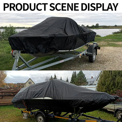 Heavy Duty Marine Boat Cover | 11-22FT | Waterproof