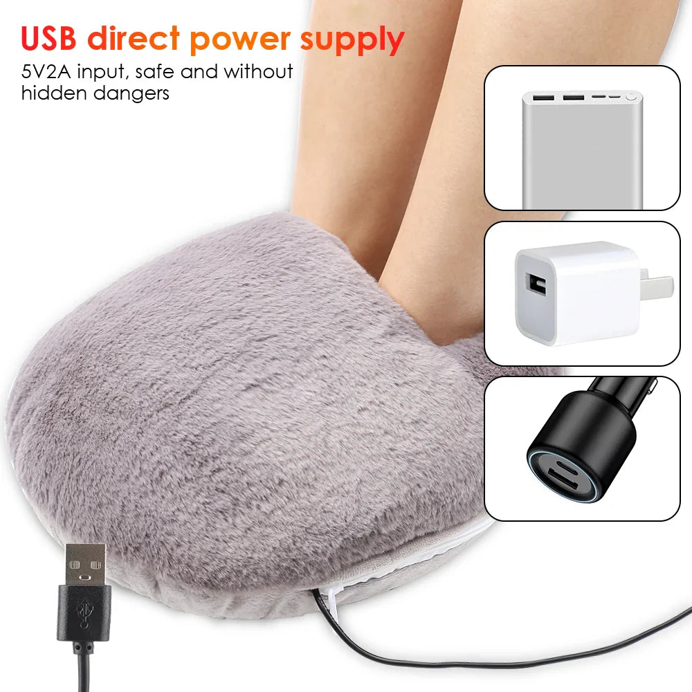 Heated USB Foot Warmer Pad for Winter Use