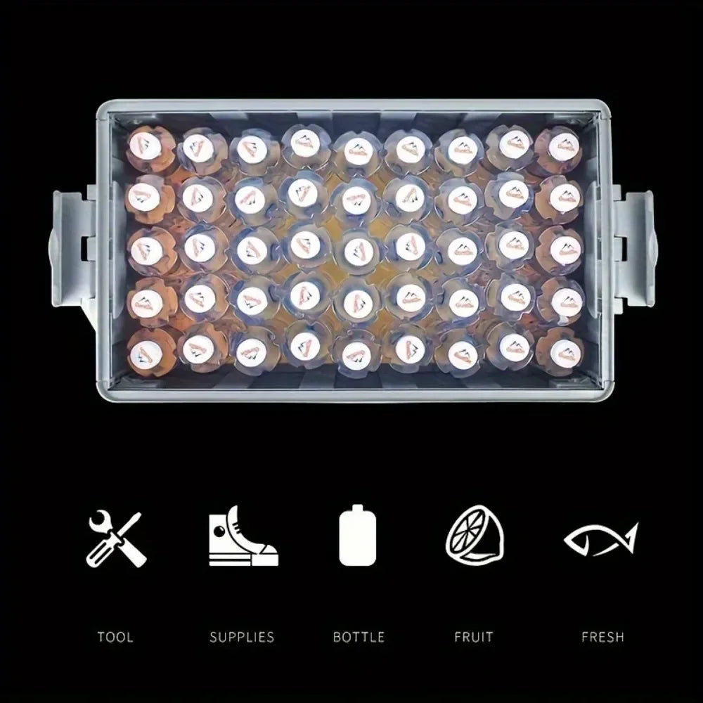 Foldable Camping Storage Box Waterproof Black