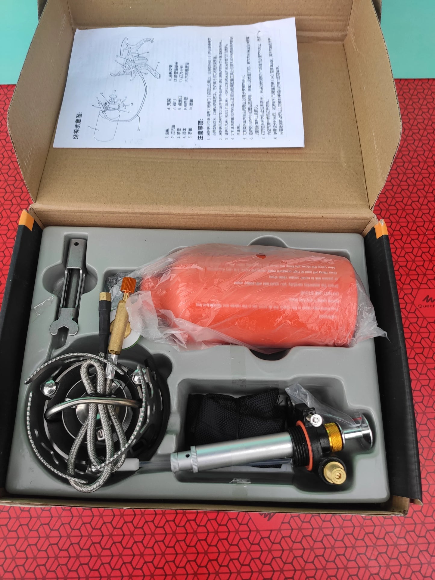 Multi-Oil Gas Portable Camping Stove Grey