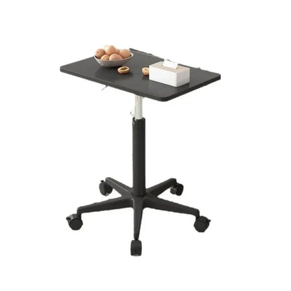 Adjustable Height Movable Laptop Desk with Pulley - Versatile Bedside & Office Table