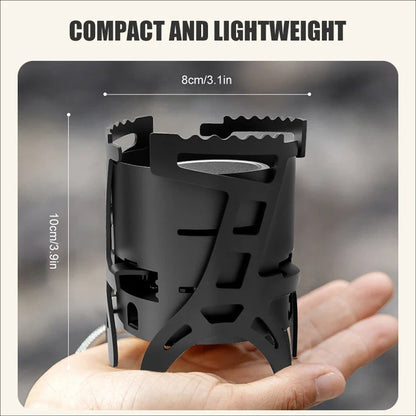 2600W Infrared Camping Stove Black