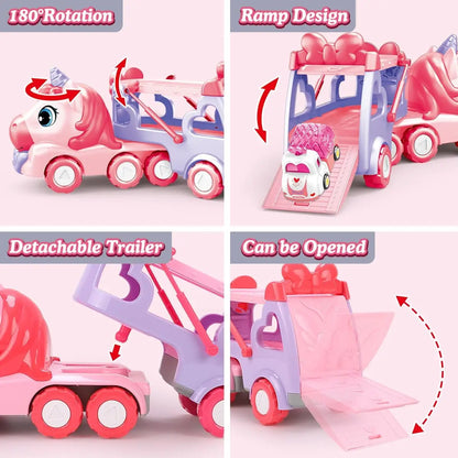 5 in 1 Carrier Truck Car Toys