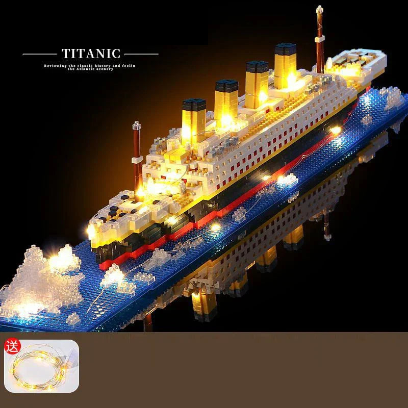 Titanic Ship Toy with LED Light