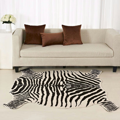 1x Zebra Printed Carpet