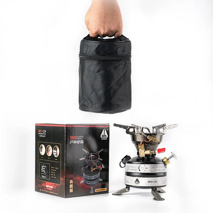 Mini Liquid Fuel Camping Stove 2120W Black