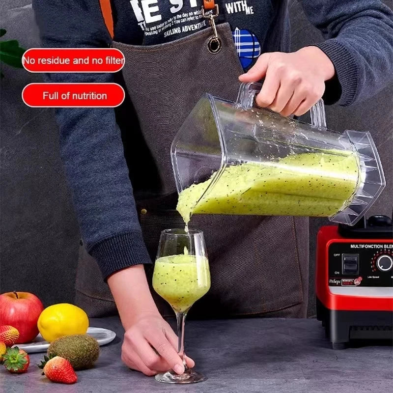 2L Electric Fruit & Food Blender - 15-Speed with Automatic Pulp Ejection