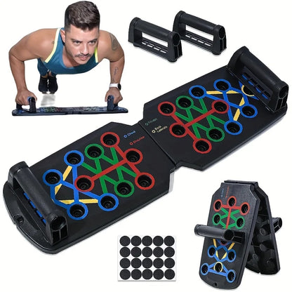 Foldable Push-up Board Set with Handles