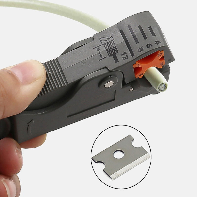 Automatic Stripping Pliers Multifunctional Wire Stripper  Cable Tools Stripping Crimping Tool Hexagon Wrench Accessories