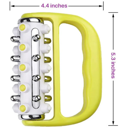 Cellulite Massager Fascia Release Tool Deep Tissue Trigger Point Rolle Yellow