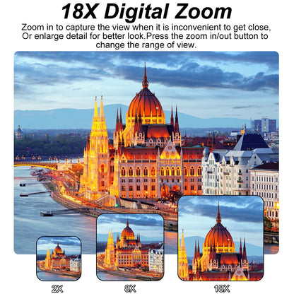 4K Digital Camera Dual Battery 64GB Card Included Black