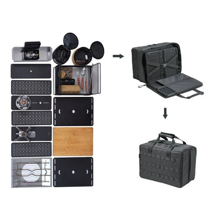 Storage Bag Tactical Camping Organization Black