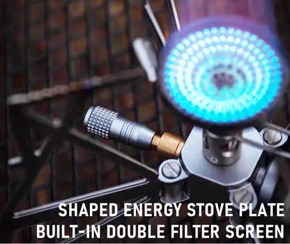 Butterfly Folding Gas Stove Silver