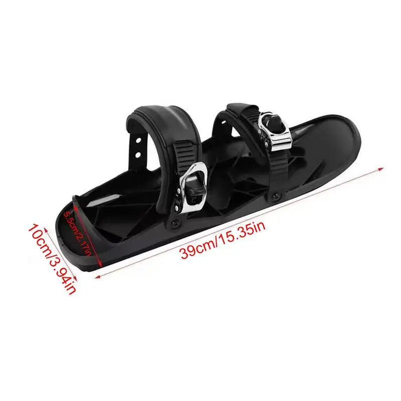 Mini Ski Skates - Adjustable Snow Shoes