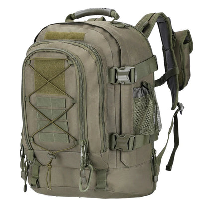 60L Expandable Tactical Backpack Molle Green