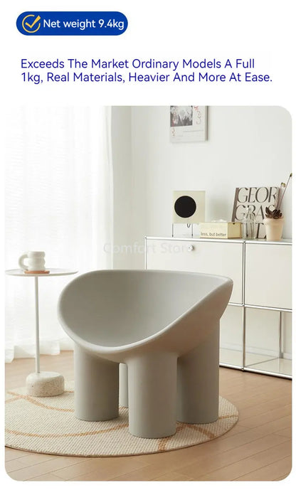 Nordic Roly Poly Lounge Chair- Modern Luxury Furniture