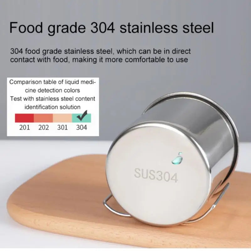 Portable Carabiner Mug with Foldable Handle