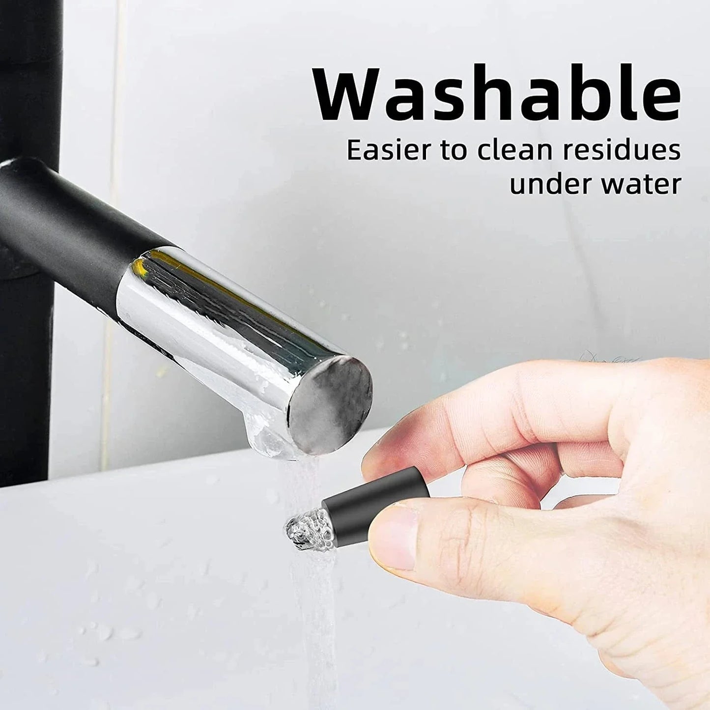 3-in-1 Electric Nose Ear Hair Trimmer Painless Rechargeable Clipper Black