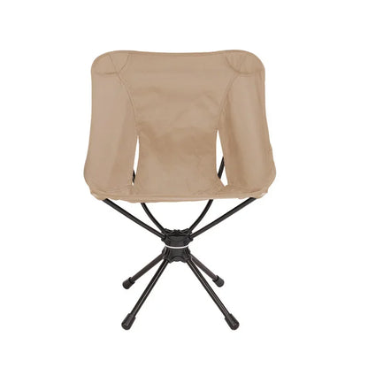 Swivel Detachable Camping Chair Folding Khaki
