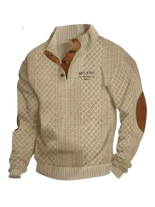 Men's Stand-Up Collar Hoodie