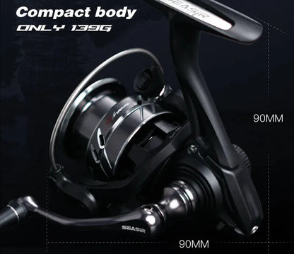 Stream 1000 Spinning Reel Carbon Drag Washers Black