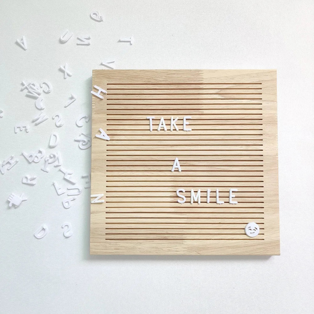 Natural Wood Letter Board