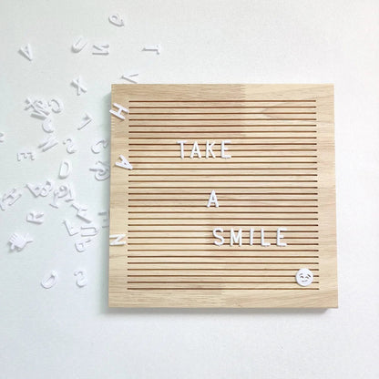 Natural Wood Letter Board