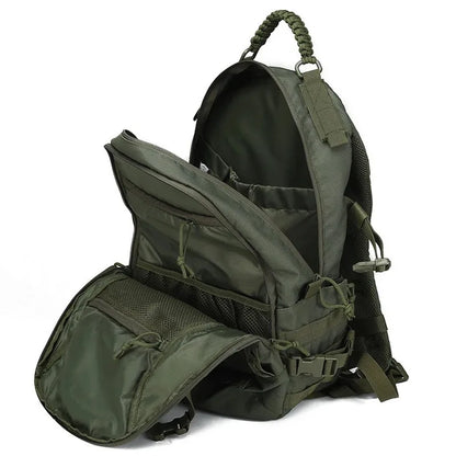 35L Waterproof Camo Hiking Backpack Green