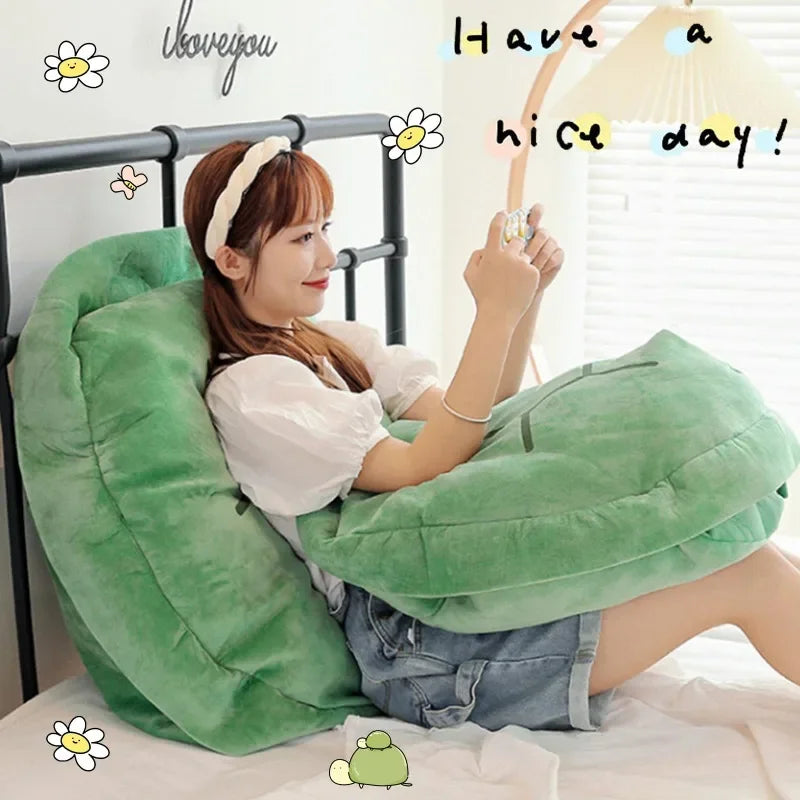 Wearable Turtle Shell Plush Pillow 100cm Green
