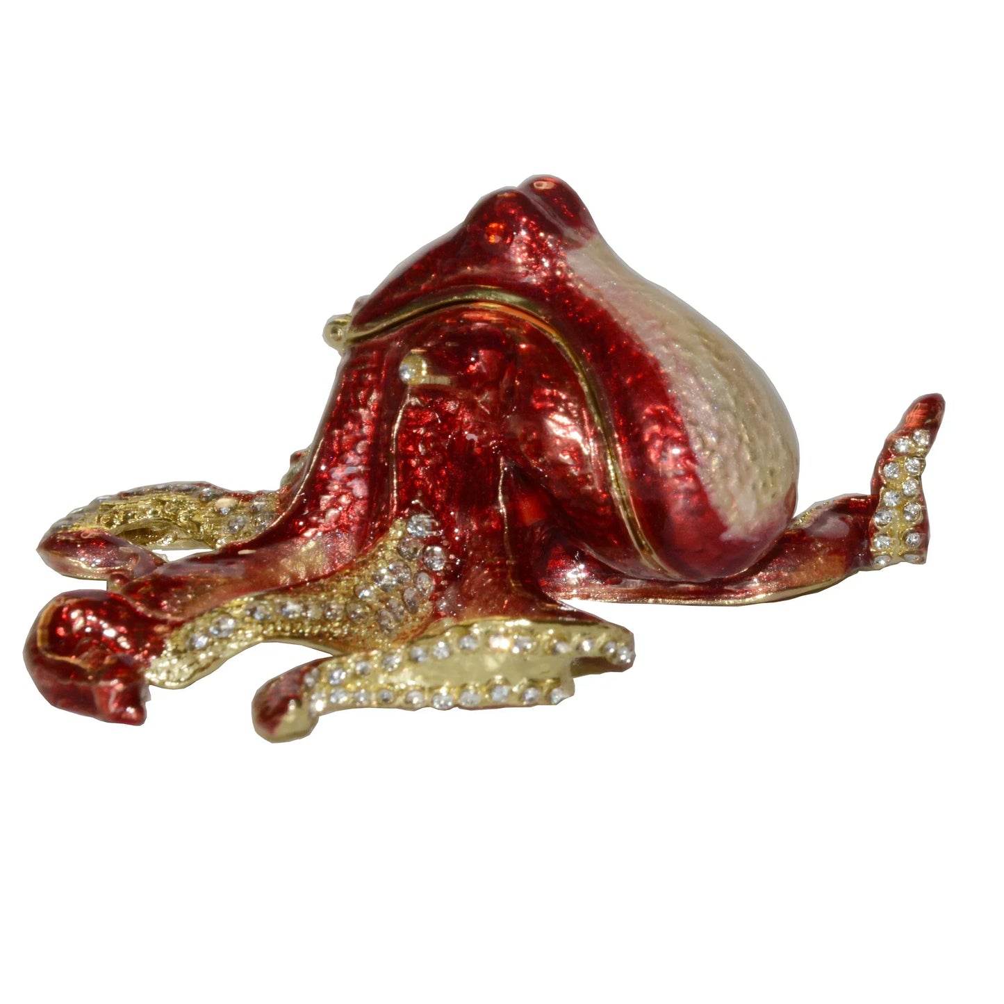 Octopus Bejeweled Enamel Trinket