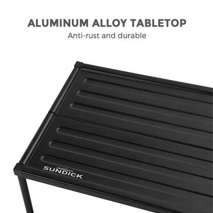 Folding Portable Camping Table Black