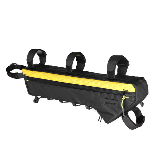 2.4L Water-Resistant Triangle Frame Bag Crossbeam Pouch Yellow